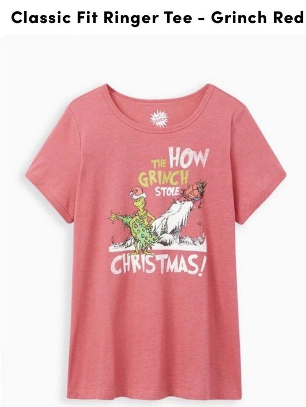 Torrid Grinch Christmas T-shirt 2x New